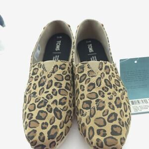 TOMS Classic Alpargata Leopard Print Slip-On Women’s 7.5W NWT